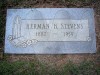 Herman Hershel Stevens&#039; grave marker