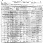 1900 Census - Van Sickle St., Sulpher Springs, Texas