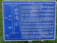Diagram showing layout of Johnson and Vail family plots