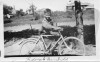 Frederick William Bonifield as a boy with a bike