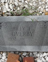Billy Frank Overby&#039;s gravemarker