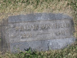 William Bonifield&#039;s grave marker