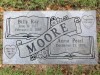 Billy and Anna Moore&#039;s grave marker