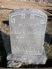 Julia Ann (Mustard) Snavely&#039;s tombstone in the Old Celina Cemetery