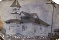 First Baptist Church in Moran, Texas