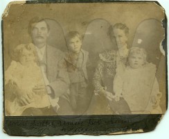 Bob and Sallie Swann and family - unretouched scan