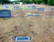 View from Carlene Moore&#039;s grave marker looking east