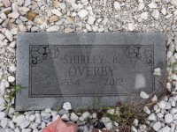 Shirley Beth Overby&#039;s gravemarker
