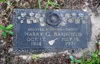 Harry George Barnfield&#039;s grave marker
