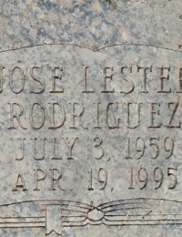 Lester Rodriguez&#039;s grave marker